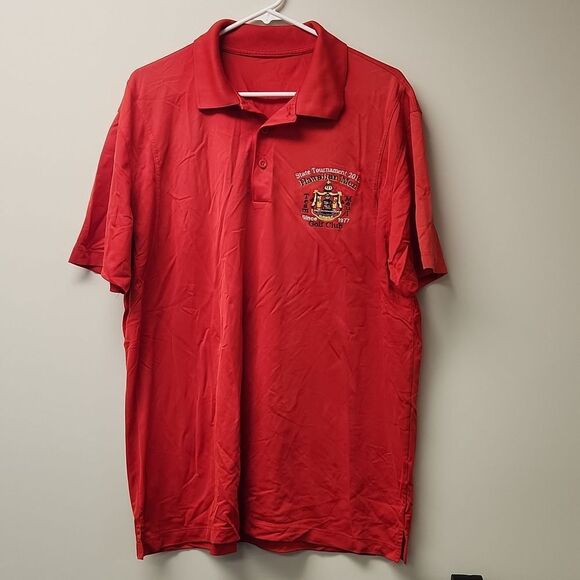 Hawaiian Men Golf Club State Tournament 2012 Polo Shirt XL - Picture 1 of 5